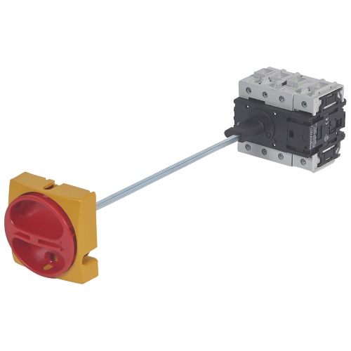 Выключатель-разъединитель - накладной с выносной рукояткой - 4П - зажим нейтрали слева - 100 A | код 022157 |  Legrand